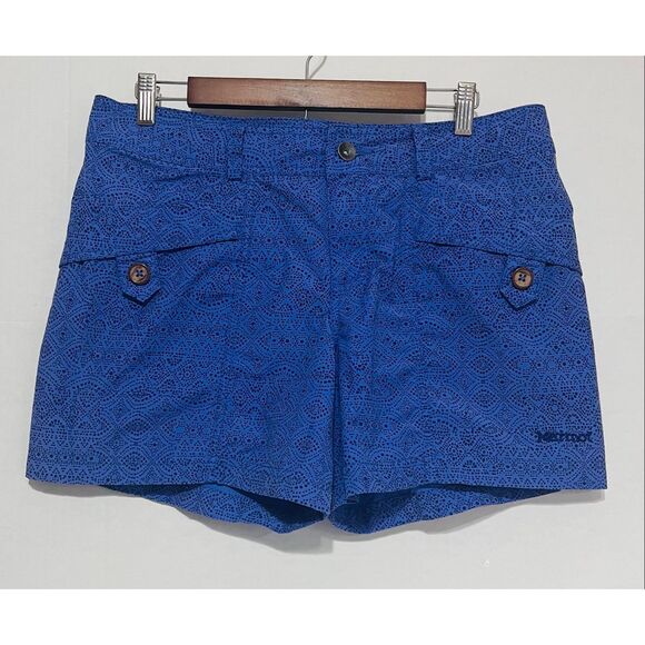 Marmot Ginny Shorts Deep Dusk Purple/Blue Size 12 - Picture 1 of 6
